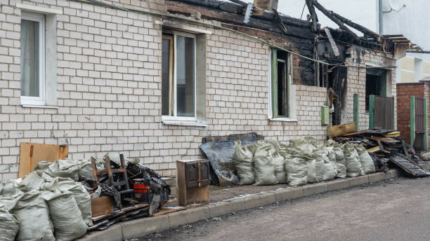 Professional Fire Damage Removal technician working in Gwynedd, PA